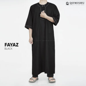 Jubah Pria FAYAZ Black