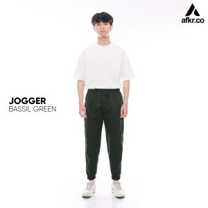 Celana Pria JOGGER Japan Drill Basil Green