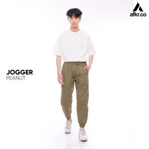 Celana Pria JOGGER Japan Drill Peanut