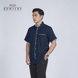 Kemeja Pendek Pria KMQ N026