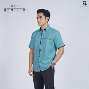 Kemeja Pendek Pria KMQ T007