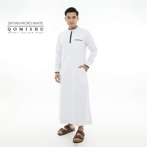 Jubah Pria ZAYYAN Micro White