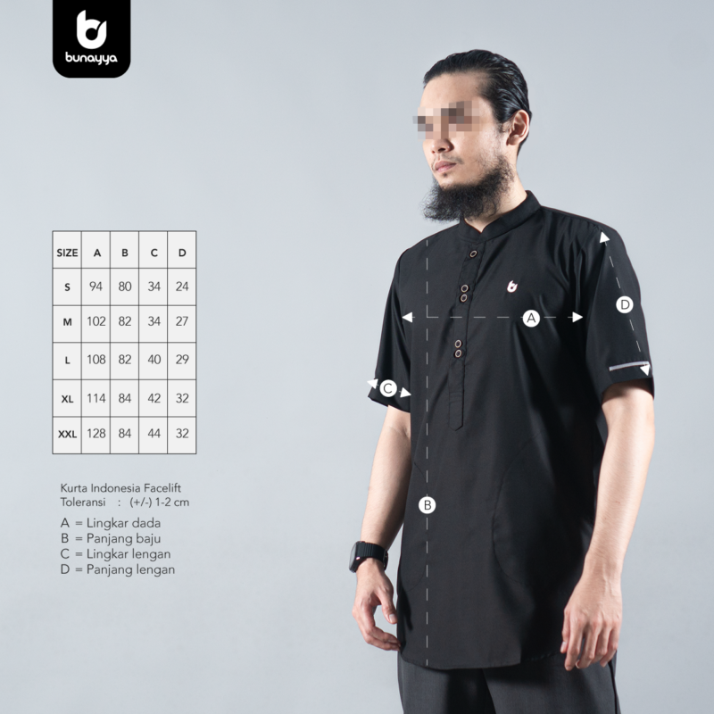 Kurta Indonesia Facelift Navy