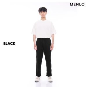 MENLO-Celana Chino Ankle Pants Stretch MoveLite Black