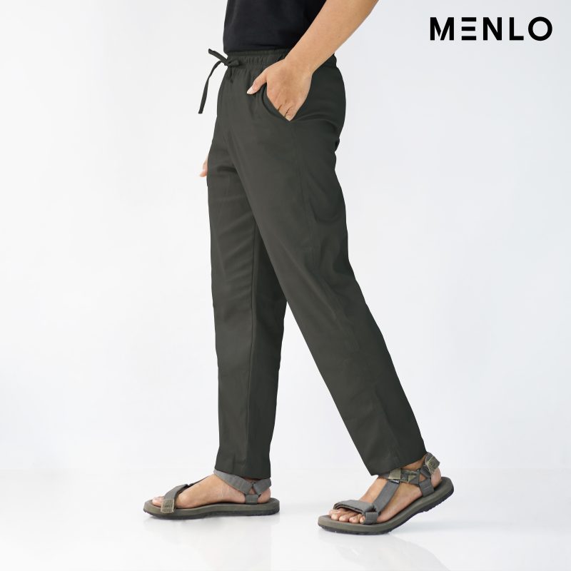 MENLO-Celana Chino Ankle Pants Stretch MoveLite Grey