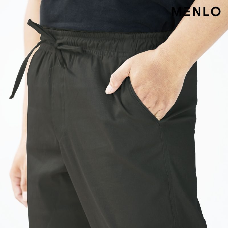 MENLO-Celana Chino Ankle Pants Stretch MoveLite Grey